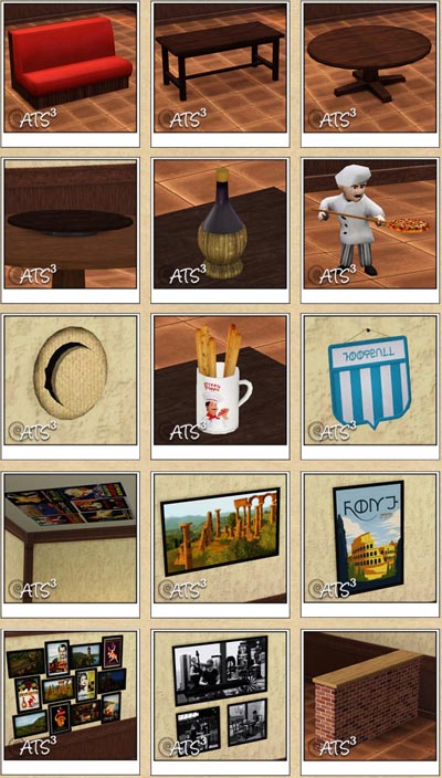 objects from the sims 3